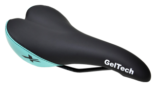 sedlo MRX VL-2071-GEL černo-tyrkysové/9423