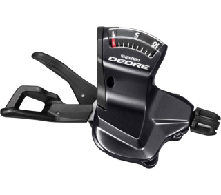 SHIMANO řadící páčka DEORE SL-T6000 pravá 10rychl s objímkou bez ukazatele černá