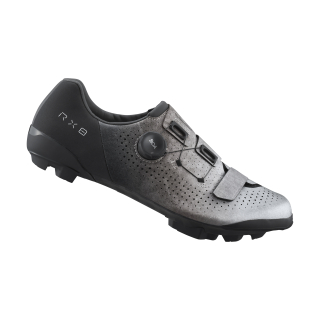 SHIMANO gravel obuv SH-RX801, pánská, stříbrná, 44, širší