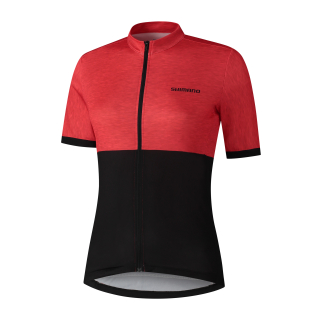 SHIMANO W´s ELEMENT dres s krátkým rukávem, dámský, tea berry, XL