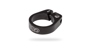 PRO sedlovková objímka plná, 31,8 mm, černá