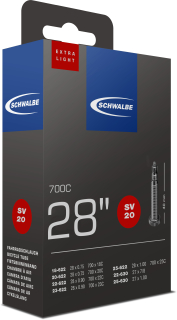 SCHWALBE duše SV20 EXTRA LIGHT 40MM 18/25-622/630