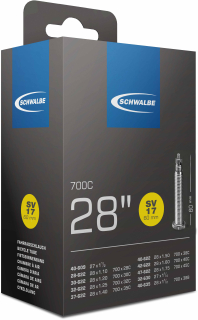 SCHWALBE duše SV17 60MM 28/47-622/635