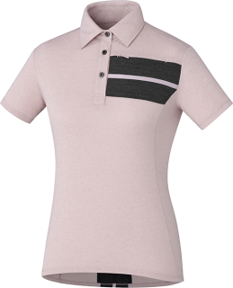 SHIMANO dámské Transit Polo, Pale Mauve, XL