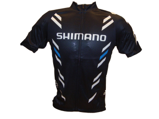 SHIMANO Print dres s krátkým rukávem, černá, M