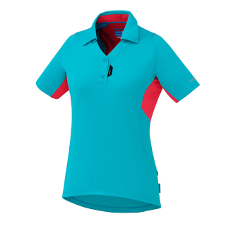 SHIMANO dres polo, dámské, emerald zelená, M