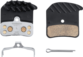 SHIMANO brzdové destičky H03C-MF kov+chladič MTB 4písté 1 pár