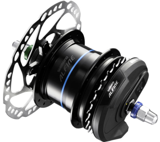 SHIMANO nába ALFINE-8 Di2 SG-S7051-8 8 rychl disc brake (centerlock) 36 děr 135 mm černá bal