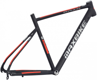 rám Maxbike ROAD 2020 510 matně černý + červená