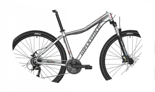 rám Maxbike M507-D 17" šedý matný + červená