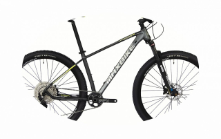rám Maxbike M709 2022 19" šedý mat + žlutá Boost + osa