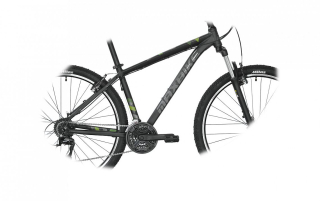 rám Maxbike M307 17" černý matný + žlutá V-brake/Disc