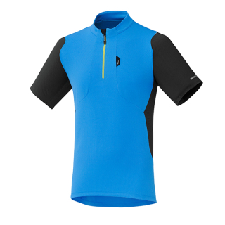 SHIMANO Touring dres, lightning modrá, M