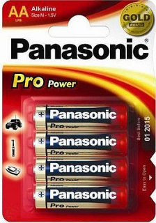 baterie Panasonic tužková alkalická PRO Power