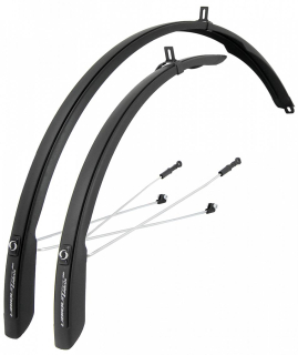 blatníky 28" Simpla URBAN 45 LONG černé set
