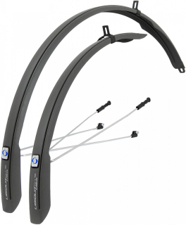 blatníky 28" Simpla URBAN 45 LONG titanová barva set
