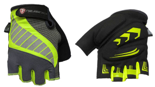 rukavice Gelmax šedo-zelené reflex vel.XL
