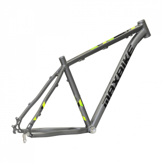 rám Maxbike M507 17" šedý mat + zelená DISC