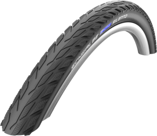 SCHWALBE plášť SILENTO,37-622,28x1.40,700x35C,K-Guard,dušový,drát,560 g,černá/reflexní