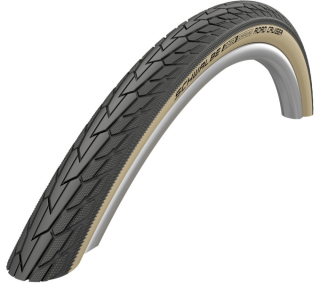 SCHWALBE plášť ROAD CRUISER,37-622,28x1.40,700x35C,K-Guard,dušový,drát,625 g,černá/hnědá