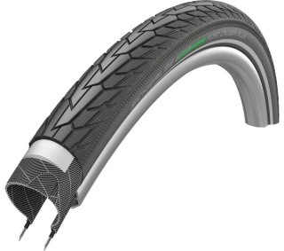 SCHWALBE plášť ROAD CRUISER PLUS,42-622,28x1.60,700x40C,dušový,drát,820 g,černá/reflexní