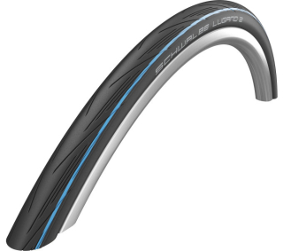 SCHWALBE plášť LUGANO II,25-622,700x25C,K-Guard,dušový,skládací,330 g,černá/modrá