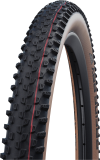 SCHWALBE plášť RACING RAY,57-622,29x2.25,Super Race,TLE,skládací,680 g,černá/hnědá
