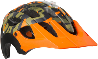 LAZER přilba MTB REVOLUTION Camo černá/Flash oranžová S 52-56 cm