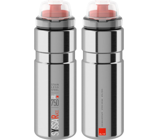 ELITE láhev SYSSA 22' RACE stříbrná lesklá, 750 ml