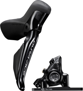 SHIMANO kot brzd-set DURA-ACE BR-R9270-KIT přední/ST-R9270 Di2 (J-kit) FLAT MOUNT polymer+chladič SM