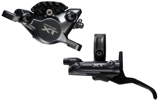SHIMANO kot brzd-set XT BR-M8200/BL-M8200 přední/BL-M8200(L) bez adapt kov+chladič SMBH90/1000mm