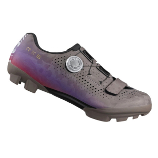 SHIMANO gravel obuv SH-RX600, dámská, šedá/lila, 41