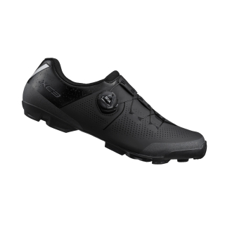 SHIMANO MTB obuv SH-XC302, pánská, černá, 43, širší