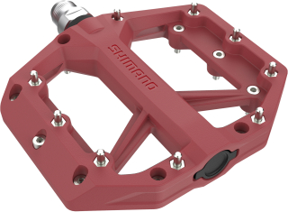 SHIMANO pedály MTB-ostatní PD-GR400 Flat pedály bez odrazek červené bal