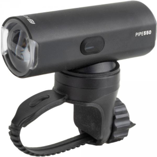 světlo FORCE přední PIPE 550LM USB, černé