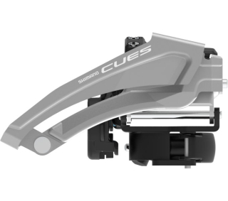 SHIMANO přesmykač CUES FD-U4010 pro 2x9 obj. 34,9 (31,8 + 28,6 adapt) Top-swing LOW CLAMP pro 46z 16