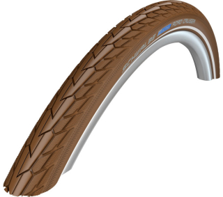 SCHWALBE plášť ROAD CRUISER,47-559,26x1.75,K-Guard,Tube,drát,720g,hnědá/reflex