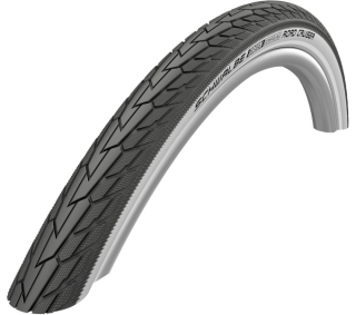 SCHWALBE plášť ROAD CRUISER,37-584,27.5x1.40,650x35B,K-Guard,Tube,drát,580g,černá/bílá