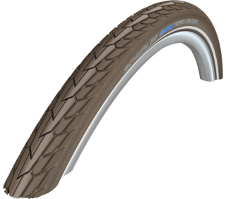 SCHWALBE plášť ROAD CRUISER,47-622,28x1.75,K-Guard,Tube,drát,800g,hnědá/reflex
