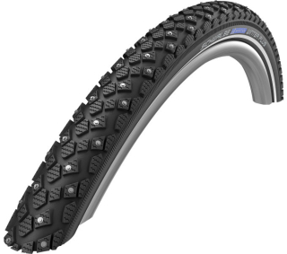 SCHWALBE plášť MARATHON WINTER PLUS, 55-406, 20 x 2.15, SmartGuard, 144 Spikes Winter, 960 g, černá-