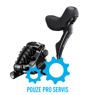 SHIMANO kot brzd-set 105 BR-R7170/ST-R7020 zadní FLAT MOUNT polymer+chladič SMBH90/1700mm šroub 25 m