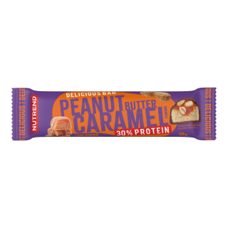 Delicious Bar, tyčinka, 50 g araš máslo & karamel