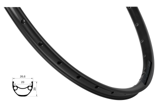 ráfek FORCE XC DISC 584x23, 32děr, černý